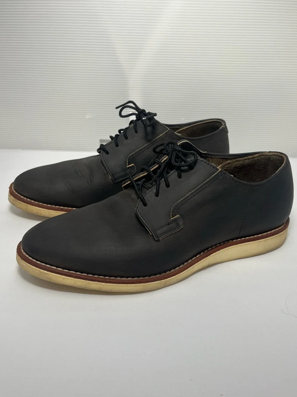 Red Wing Heritage 3119 Postman Oxford Charcoal Rough & Tough Leather Men's 9.5 D